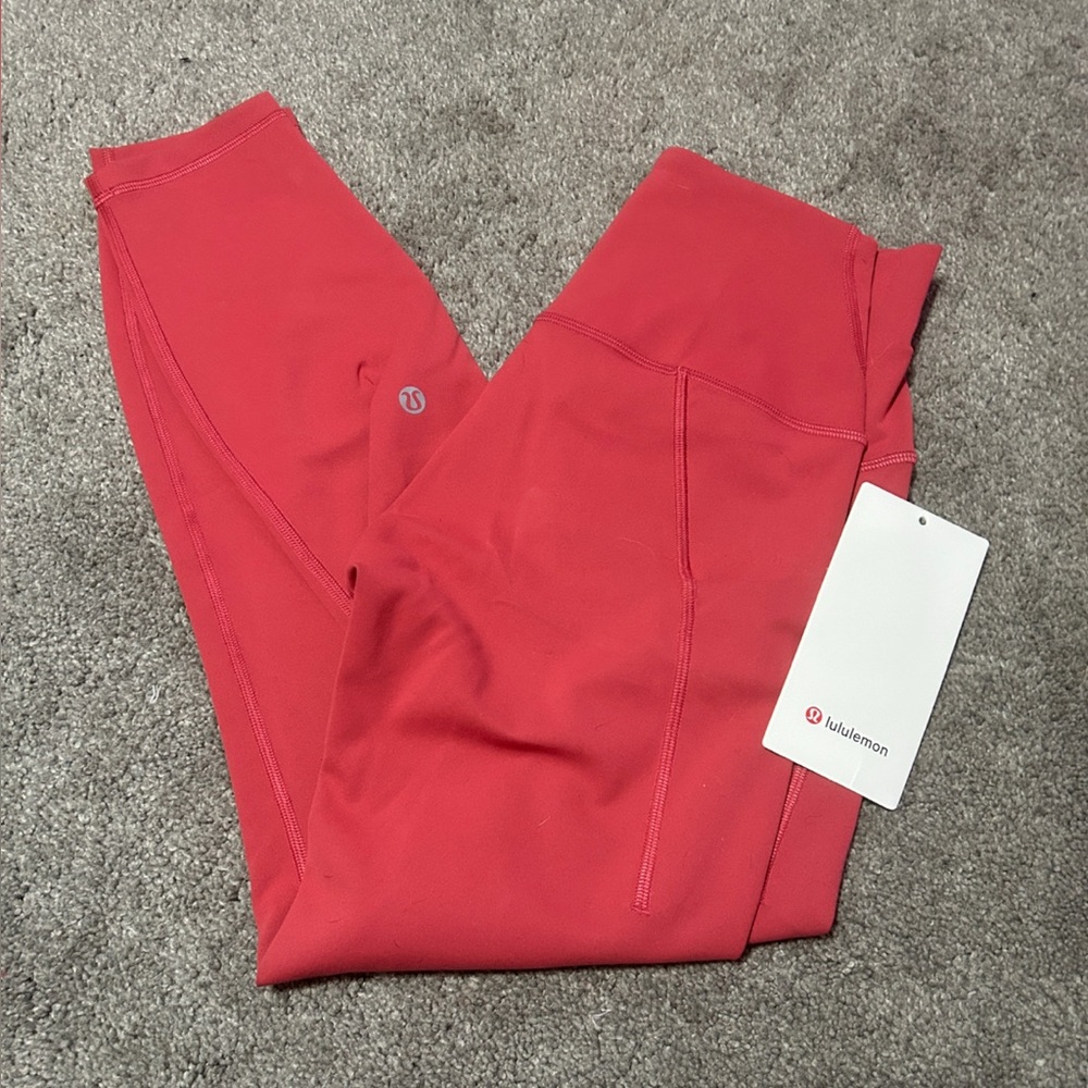 lululemon athletica Red Leggings
